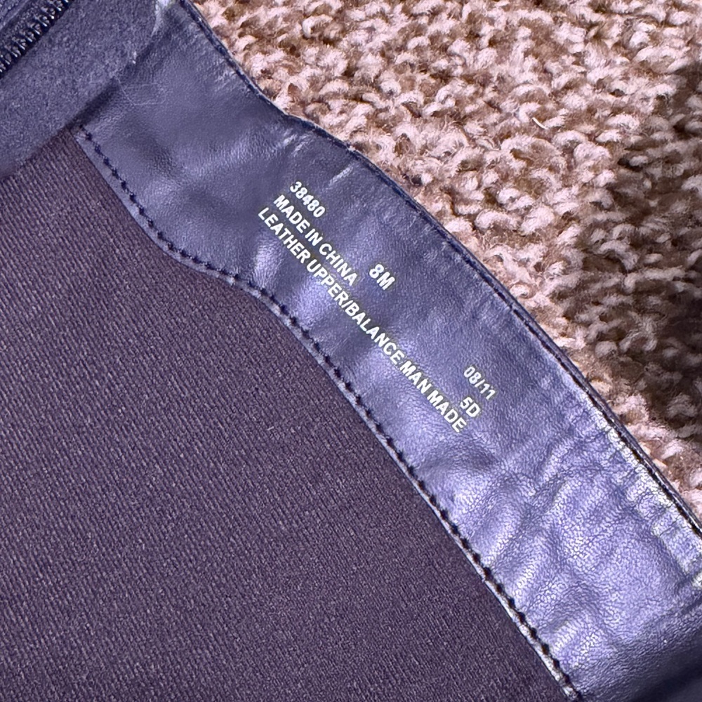 Clarks Wish Excite Black Leather Knee-Tength Boots for Women, Size 8M - Picture 6 of 7